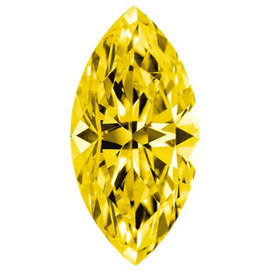Preciosa Cubic Zirconia Marquise Diamond Cut Gold - Bluestreak Crystals