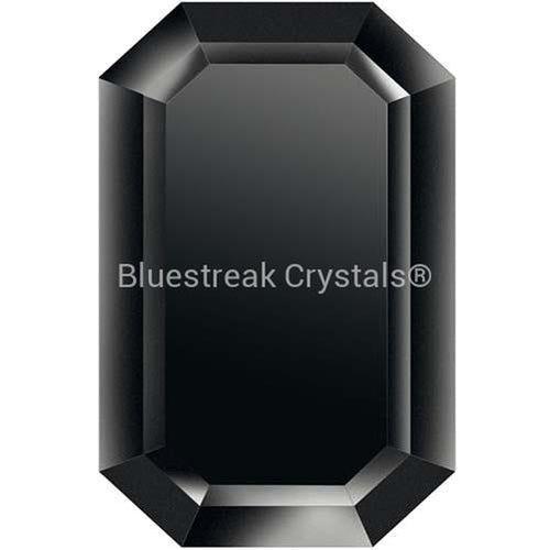 Preciosa Cubic Zirconia Octagon Step Cut Black-Preciosa Cubic Zirconia-4.00x2.00mm - Pack of 100 (Wholesale)-Bluestreak Crystals
