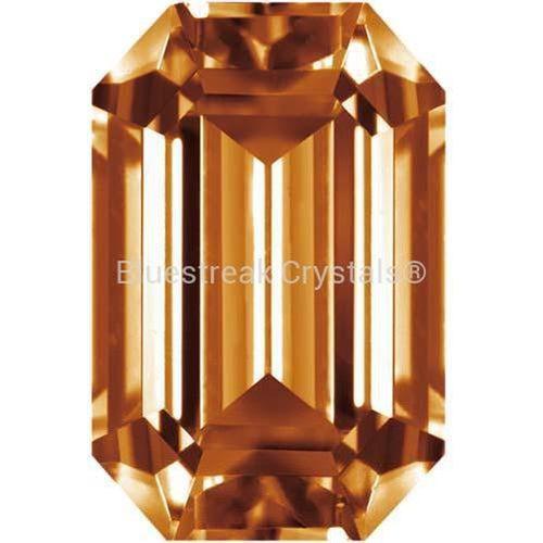 Preciosa Cubic Zirconia Octagon Step Cut Brown-Preciosa Cubic Zirconia-4.00x2.00mm - Pack of 100 (Wholesale)-Bluestreak Crystals
