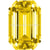 Preciosa Cubic Zirconia Octagon Step Cut Gold-Preciosa Cubic Zirconia-4.00x2.00mm - Pack of 100 (Wholesale)-Bluestreak Crystals