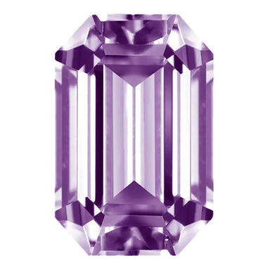Preciosa Cubic Zirconia Octagon Step Cut Purple - Bluestreak Crystals