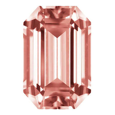 Preciosa Cubic Zirconia Octagon Step Cut Rhodolite - Bluestreak Crystals