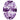 Preciosa Cubic Zirconia Oval Diamond Cut Purple - Bluestreak Crystals