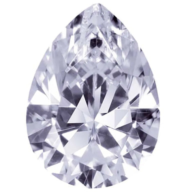 Preciosa Cubic Zirconia Pear Diamond Cut Lavender - Bluestreak Crystals