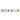 Preciosa Cup Chain Baguette Silver Crystal AB - Bluestreak Crystals