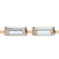 Preciosa Cup Chain Baguette Silver Crystal AB - Bluestreak Crystals
