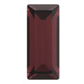 Preciosa Fancy Stones Baguette Burgundy - Bluestreak Crystals