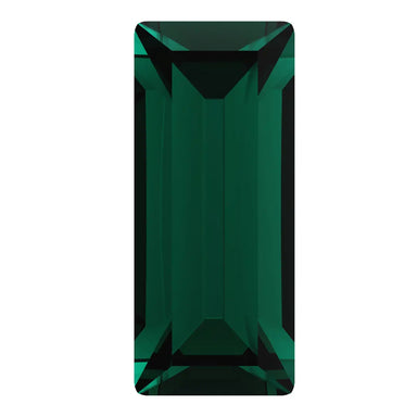 Preciosa Fancy Stones Baguette Emerald - Bluestreak Crystals
