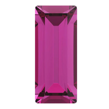Preciosa Fancy Stones Baguette Fuchsia - Bluestreak Crystals
