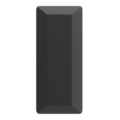 Preciosa Fancy Stones Baguette Jet UNFOILED - Bluestreak Crystals