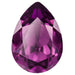 Preciosa Fancy Stones Baroque Pear Amethyst - Bluestreak Crystals