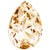 Preciosa Fancy Stones Baroque Pear Crystal Honey-Preciosa Fancy Stones-10x7mm - Pack of 144 (Wholesale)-Bluestreak Crystals