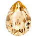 Preciosa Fancy Stones Baroque Pear Crystal Honey - Bluestreak Crystals