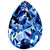 Preciosa Fancy Stones Baroque Pear Dark Indigo-Preciosa Fancy Stones-10x7mm - Pack of 144 (Wholesale)-Bluestreak Crystals