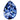 Preciosa Fancy Stones Baroque Pear Dark Indigo - Bluestreak Crystals