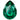 Preciosa Fancy Stones Baroque Pear Emerald - Bluestreak Crystals