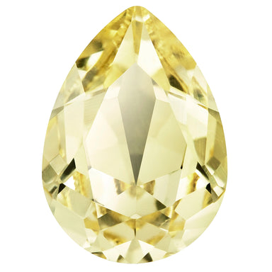 Preciosa Fancy Stones Baroque Pear Jonquil - Bluestreak Crystals