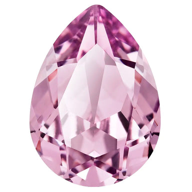 Preciosa Fancy Stones Baroque Pear Light Amethyst - Bluestreak Crystals