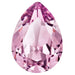Preciosa Fancy Stones Baroque Pear Light Amethyst - Bluestreak Crystals