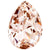 Preciosa Fancy Stones Baroque Pear Light Peach-Preciosa Fancy Stones-6x4mm - Pack of 720 (Wholesale)-Bluestreak Crystals