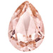 Preciosa Fancy Stones Baroque Pear Light Peach - Bluestreak Crystals