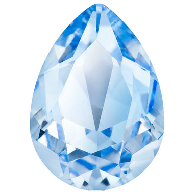 Preciosa Fancy Stones Baroque Pear Light Sapphire - Bluestreak Crystals