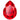 Preciosa Fancy Stones Baroque Pear Light Siam - Bluestreak Crystals