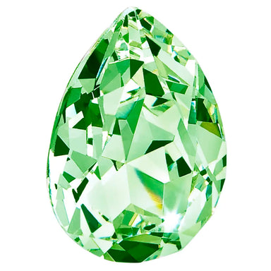 Preciosa Fancy Stones Baroque Pear Peridot - Bluestreak Crystals