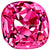 Preciosa Fancy Stones Cushion Square Fuchsia-Preciosa Fancy Stones-10mm - Pack of 144 (Wholesale)-Bluestreak Crystals