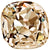 Preciosa Fancy Stones Cushion Square Light Colorado Topaz-Preciosa Fancy Stones-10mm - Pack of 144 (Wholesale)-Bluestreak Crystals