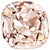 Preciosa Fancy Stones Cushion Square Light Peach-Preciosa Fancy Stones-10mm - Pack of 144 (Wholesale)-Bluestreak Crystals