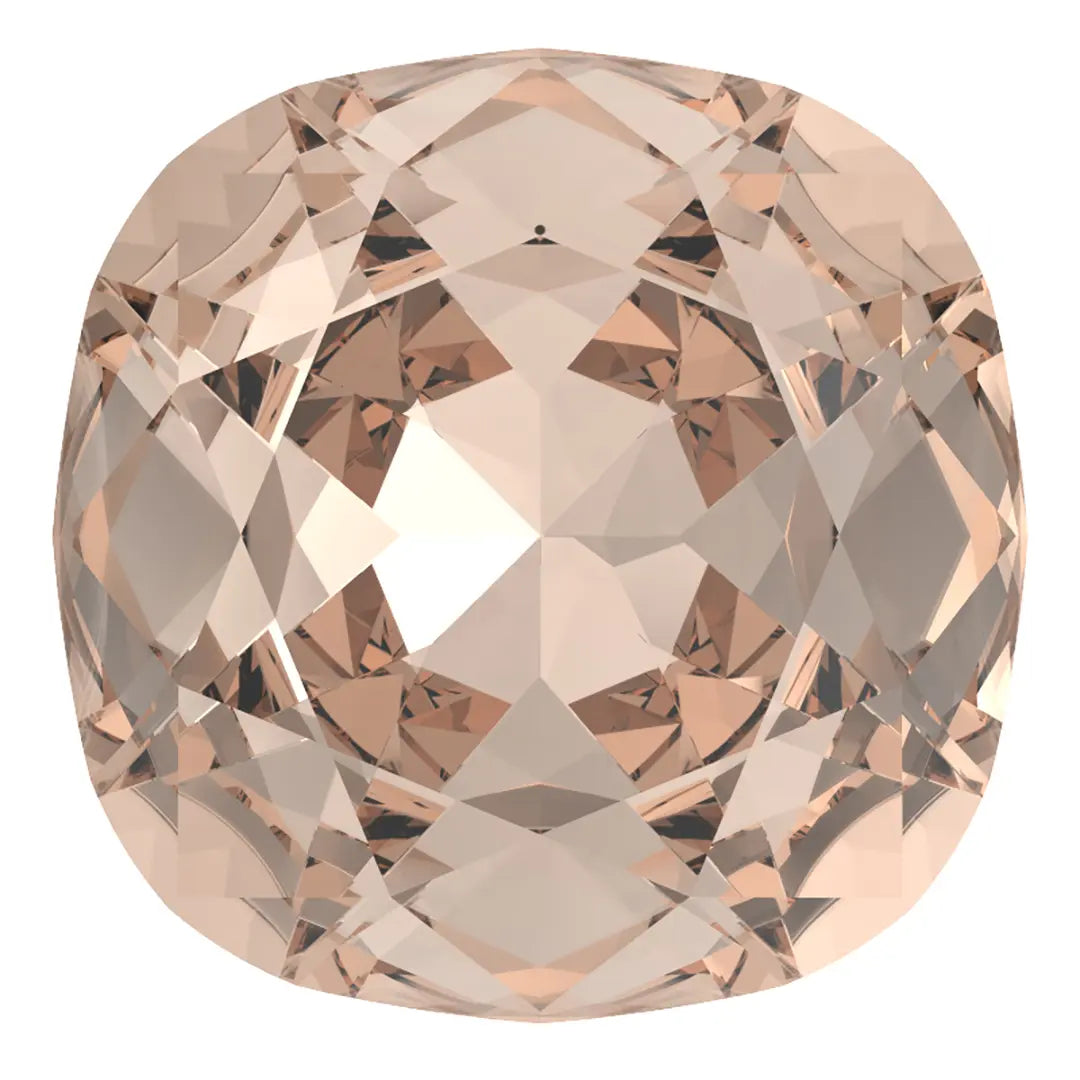 Preciosa Fancy Stones Cushion Square Light Peach - Bluestreak Crystals