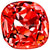 Preciosa Fancy Stones Cushion Square Light Siam-Preciosa Fancy Stones-10mm - Pack of 144 (Wholesale)-Bluestreak Crystals