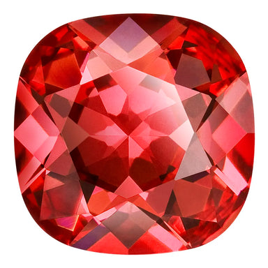 Preciosa Fancy Stones Cushion Square Light Siam - Bluestreak Crystals