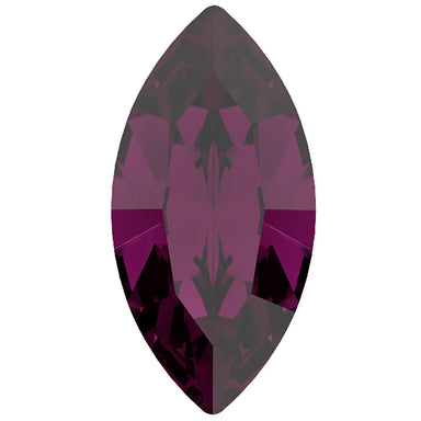 Preciosa Fancy Stones Navette Amethyst - Bluestreak Crystals