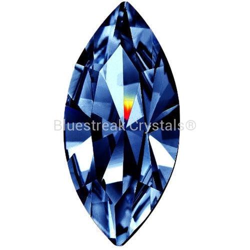 Preciosa Fancy Stones Navette Dark Indigo-Preciosa Fancy Stones-4x2mm - Pack of 720 (Wholesale)-Bluestreak Crystals