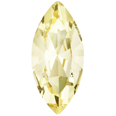 Preciosa Fancy Stones Navette Jonquil - Bluestreak Crystals