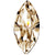 Preciosa Fancy Stones Navette Light Colorado Topaz-Preciosa Fancy Stones-4x2mm - Pack of 720 (Wholesale)-Bluestreak Crystals