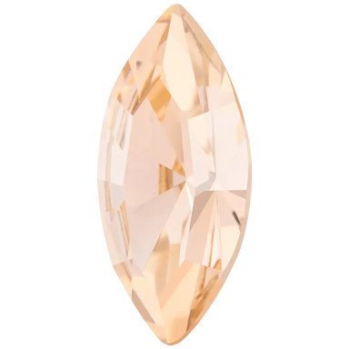 Preciosa Fancy Stones Navette Light Peach - Bluestreak Crystals