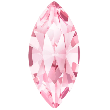 Preciosa Fancy Stones Navette Light Rose - Bluestreak Crystals