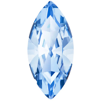 Preciosa Fancy Stones Navette Light Sapphire - Bluestreak Crystals