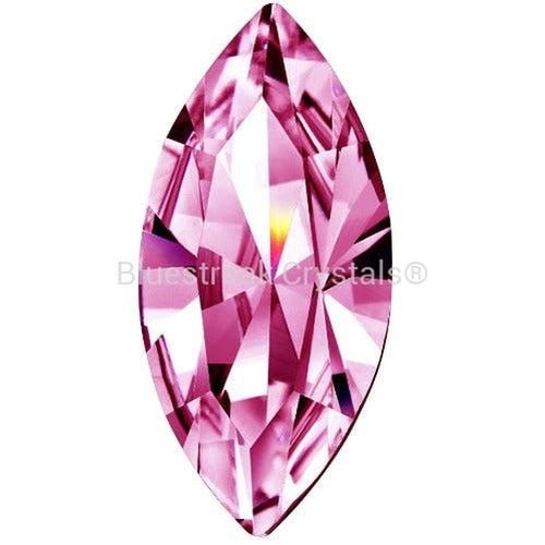 Preciosa Fancy Stones Navette Rose-Preciosa Fancy Stones-4x2mm - Pack of 720 (Wholesale)-Bluestreak Crystals