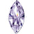 Preciosa Fancy Stones Navette Tanzanite-Preciosa Fancy Stones-4x2mm - Pack of 720 (Wholesale)-Bluestreak Crystals