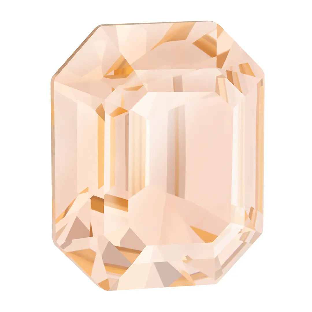Preciosa Fancy Stones Octagon Light Peach - Bluestreak Crystals