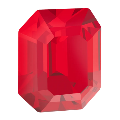 Preciosa Fancy Stones Octagon Light Siam - Bluestreak Crystals