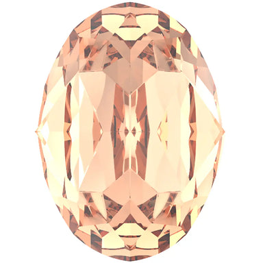 Preciosa Fancy Stones Oval Light Peach - Bluestreak Crystals