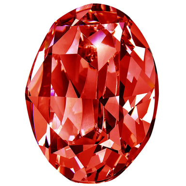 Preciosa Fancy Stones Oval Light Siam - Bluestreak Crystals