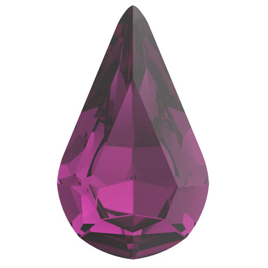 Preciosa Fancy Stones Pear Amethyst - Bluestreak Crystals