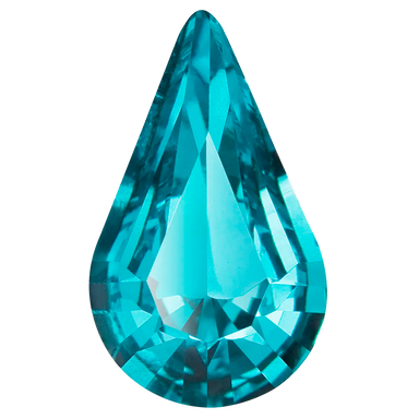 Preciosa Fancy Stones Pear Blue Zircon - Bluestreak Crystals