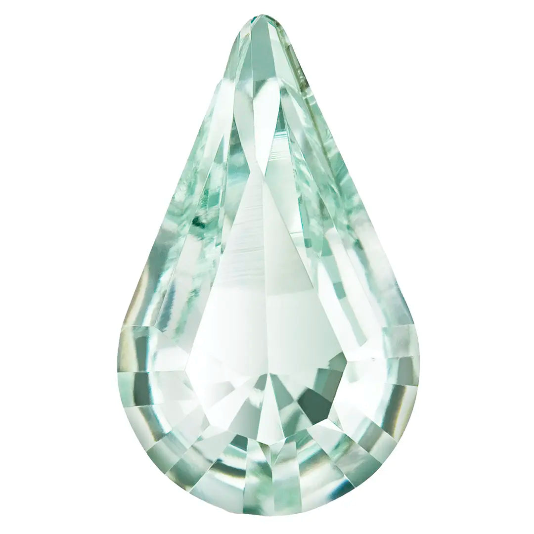 Preciosa Fancy Stones Pear Chrysolite - Bluestreak Crystals
